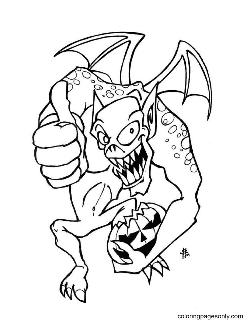 Halloween-Monster – Gefährlicher Wasserspeier von Halloween Monsters