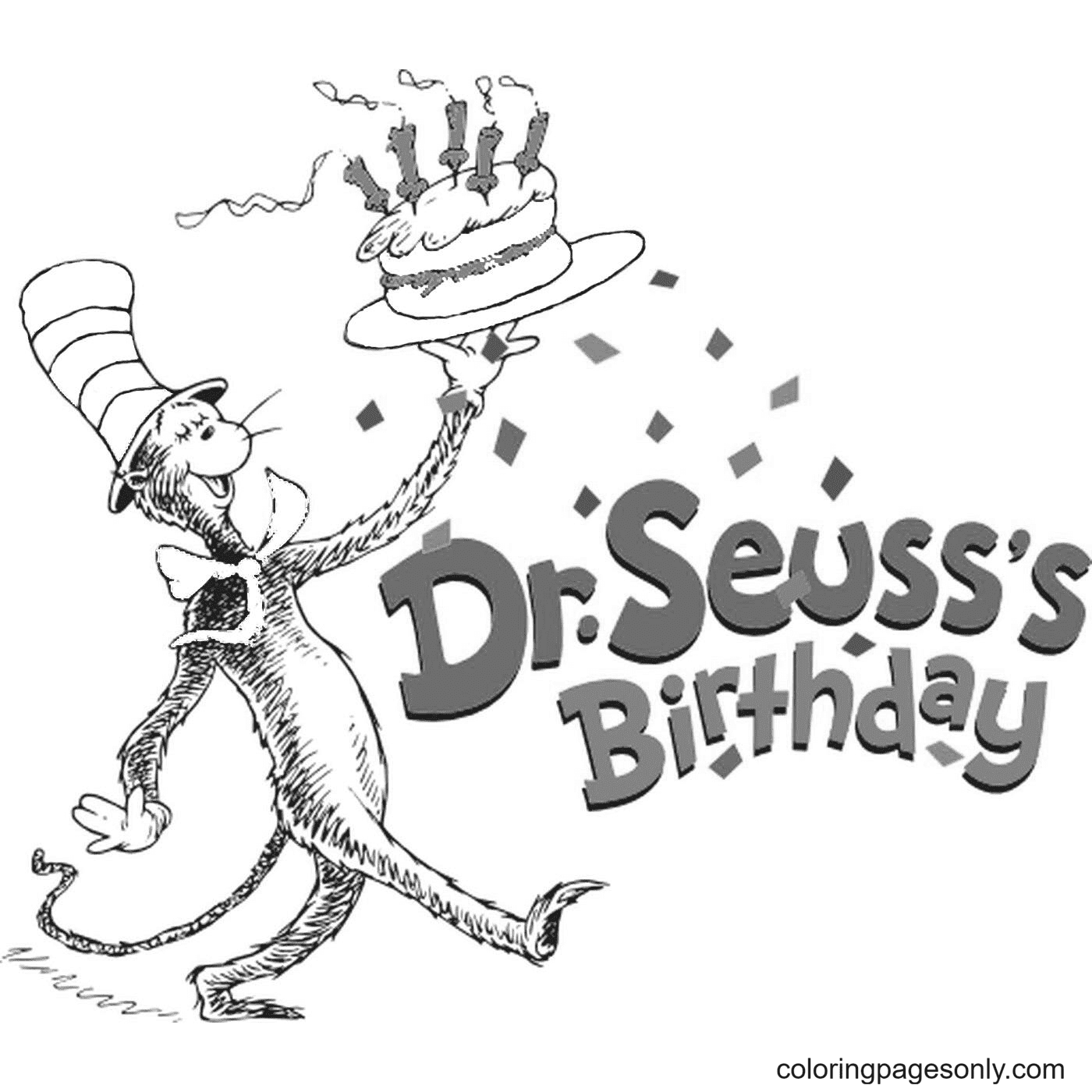 Dr Seuss Coloring Pages Printable Free Home Design Ideas