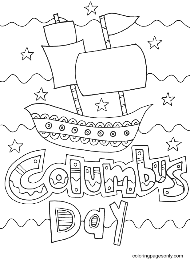 Joyeux Columbus Day Image de Columbus Day