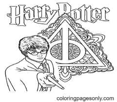 Раскраски Гарри Поттер