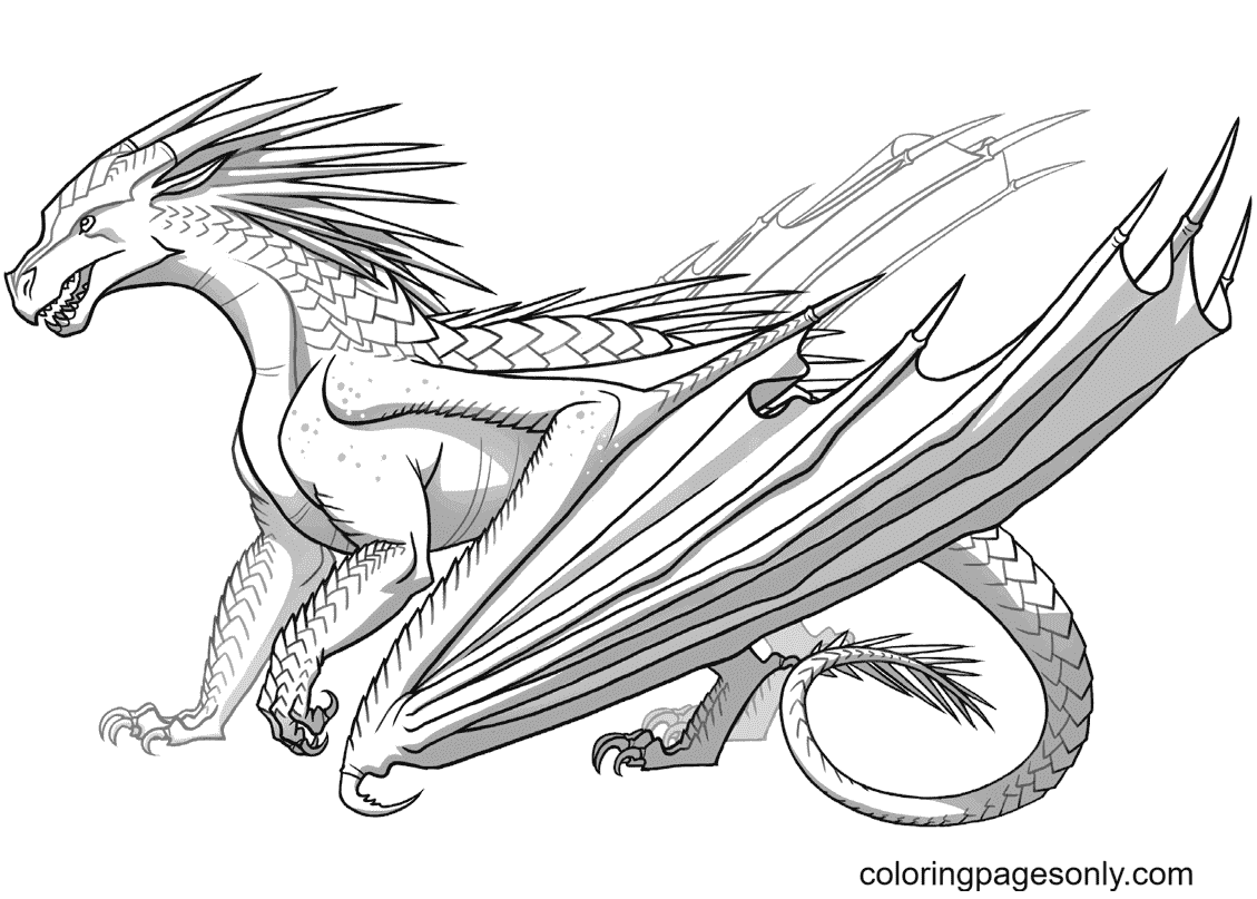 Dragon Aile de Glace de Wings of Fire de Wings Of Fire