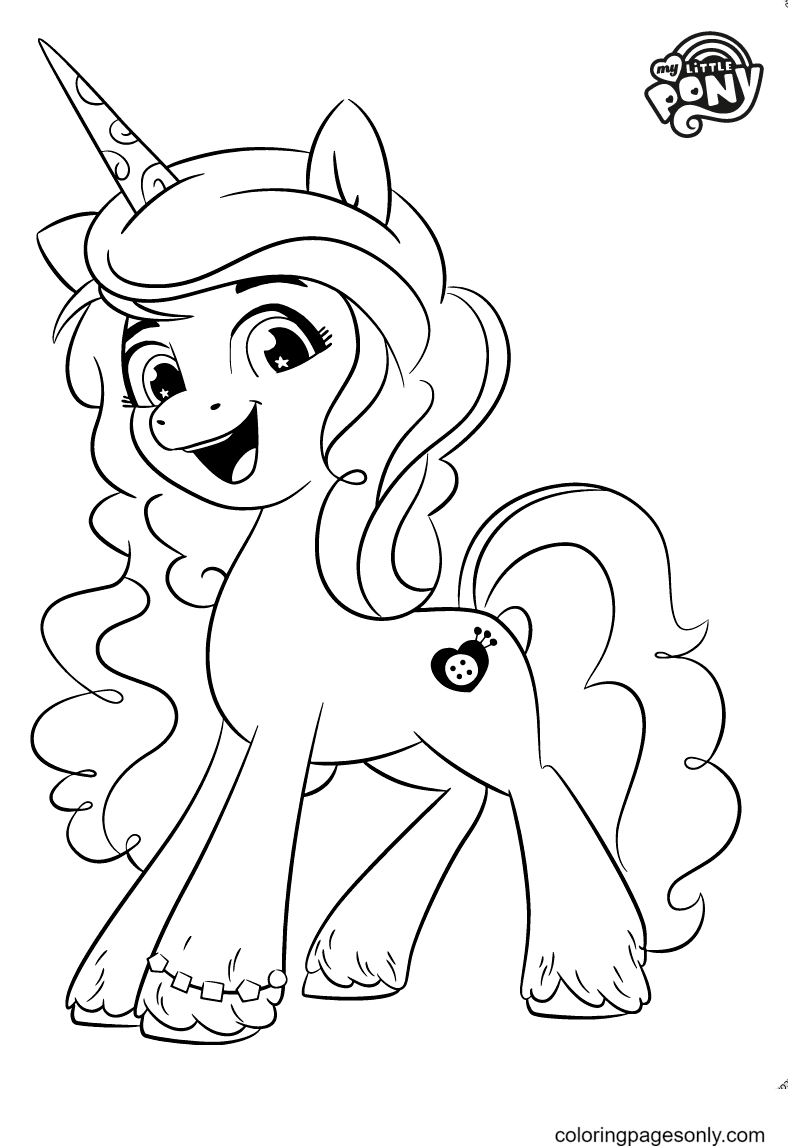 Izzy Moonbow Coloring Page