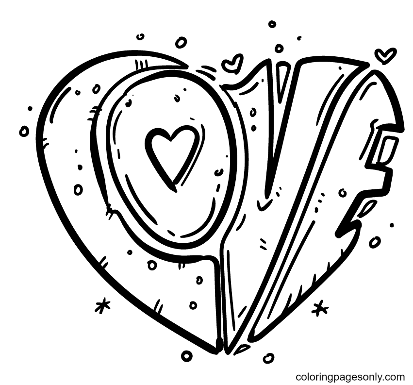 الحب يجعل القلب من القلب