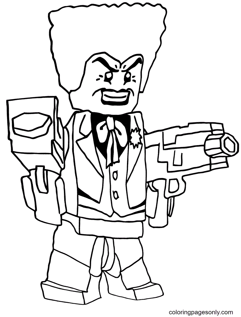 Lego Joker Coloring Page