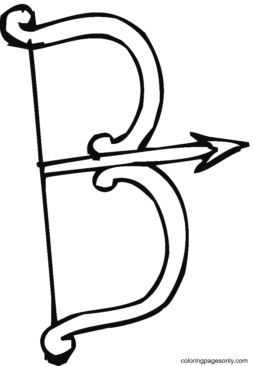 A letra B é para um arco da letra B
