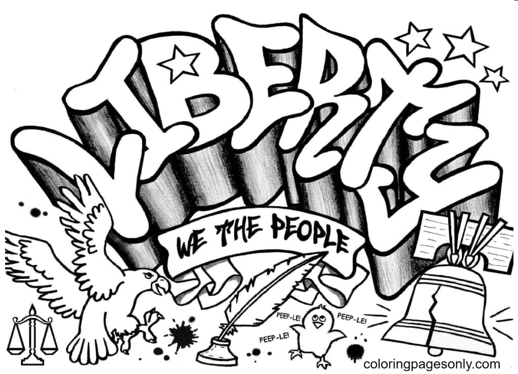 Liberty Coloring Pages