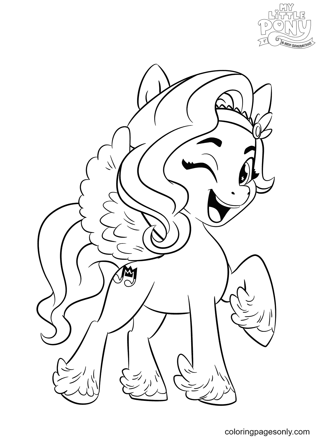 MLP G20 Pipp Petals Coloring Pages   My Little Pony A New ...