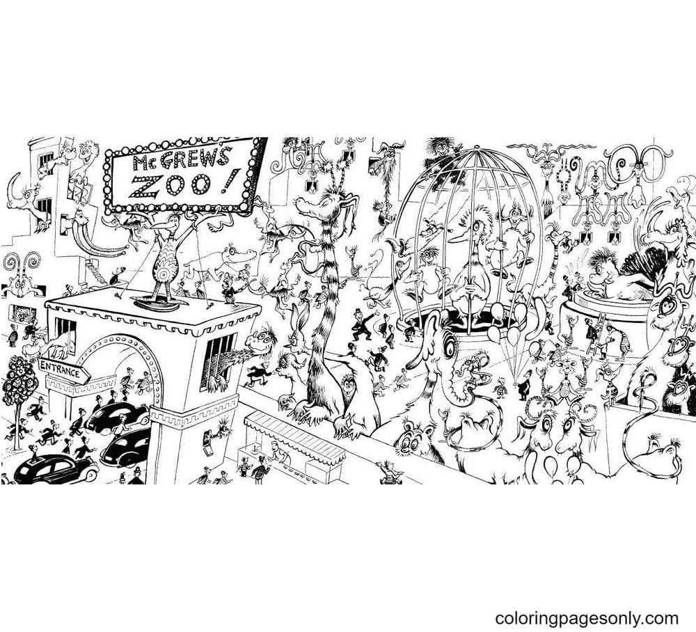 McGrew Zoo Coloring Page