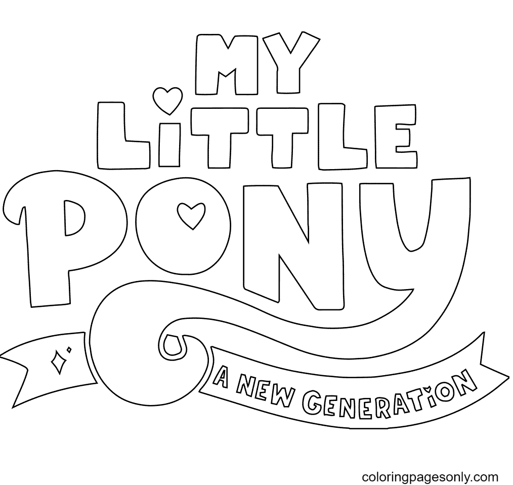 Logotipo de My Little Pony, uma nova geração de My Little Pony, uma nova geração