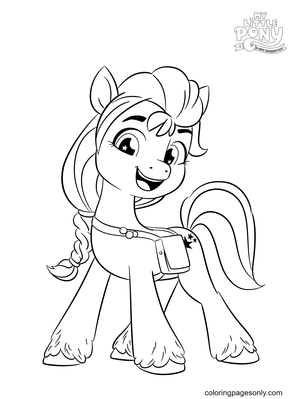 My Little Pony Sunny Starscout Coloring Pages   My Little Pony A ...