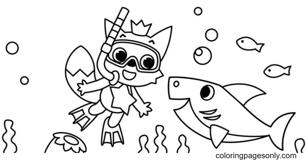 Pinkfong and Shark from Pinkfong