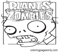Disegni da colorare Plants vs Zombies