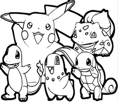 Pokemon Coloring Pages Coloring Pages For Kids And Adults