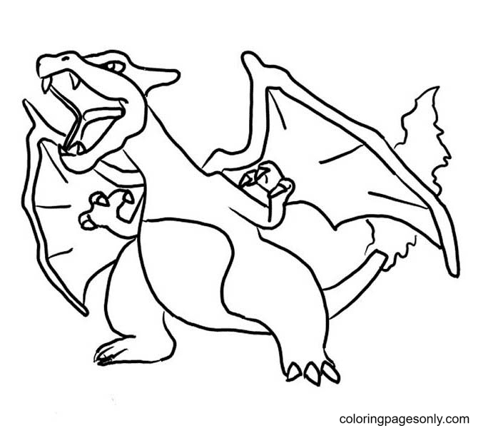 Desenho de Charmeleon para colorir  Desenhos para colorir e imprimir gratis