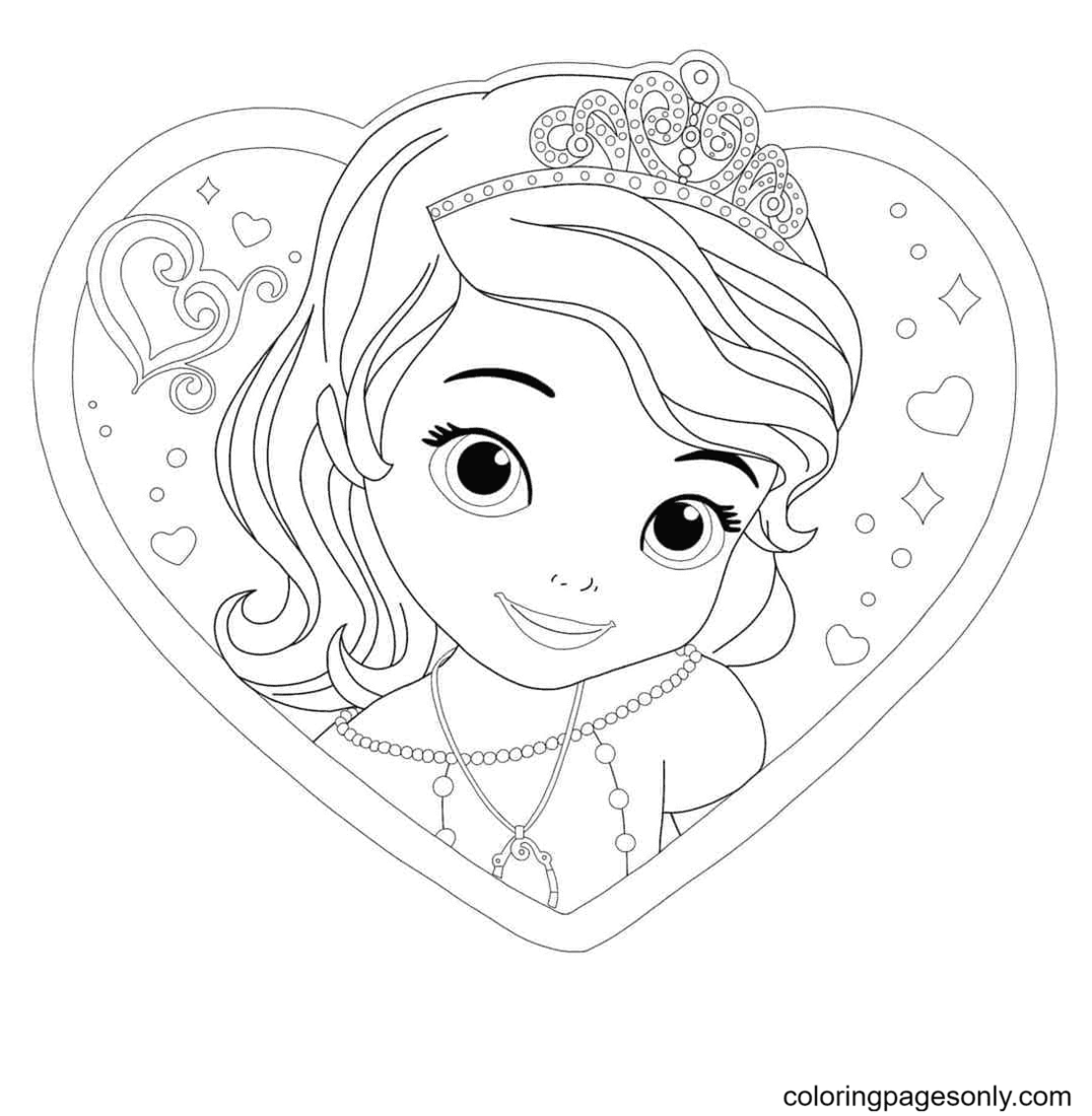 Pretty Sofia Coloring Pages