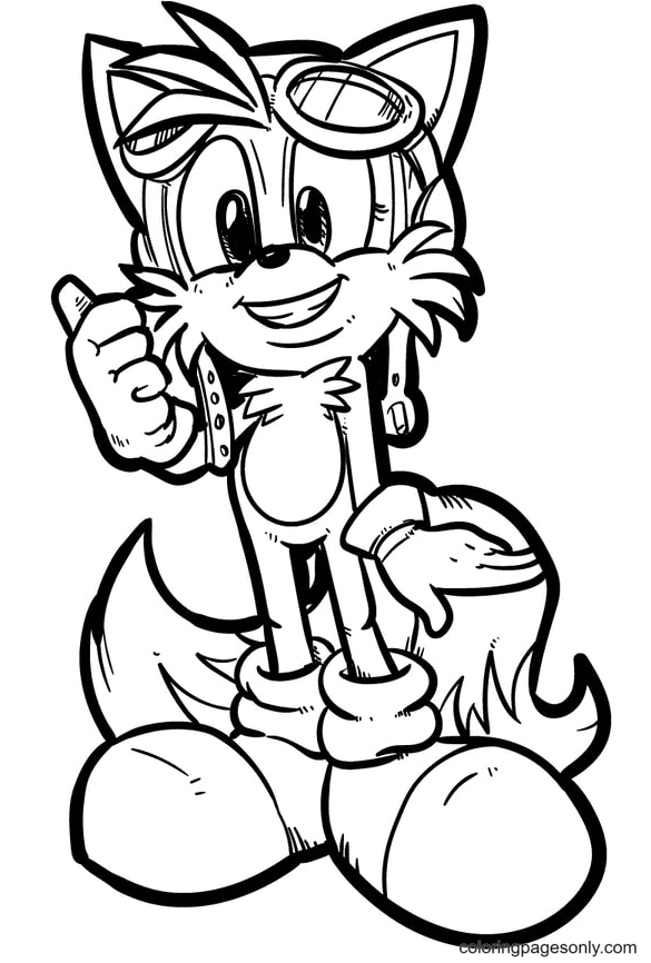 Pretty Tails Coloring Page