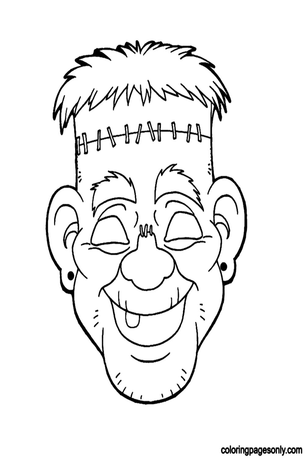 Halloween Masks Coloring Pages Coloring Pages For Kids And Adults