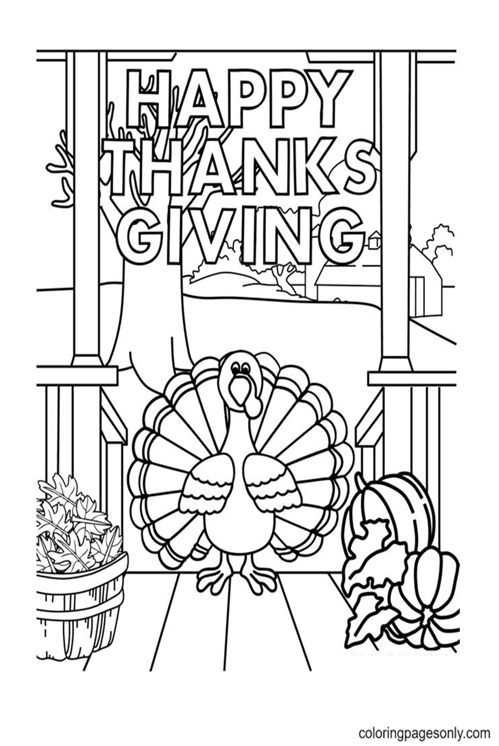 Joyeux Thanksgiving imprimable de Thanksgiving