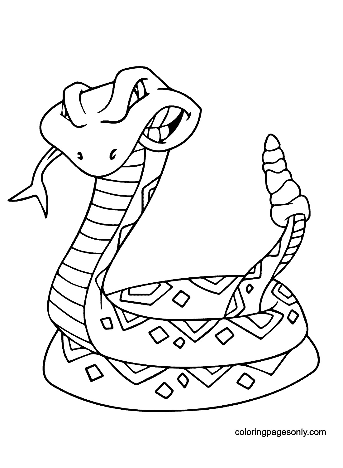 Serpiente de cascabel de serpiente de cascabel