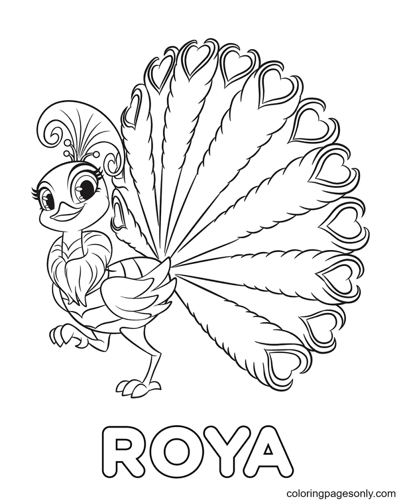 Roya - l'animal de compagnie de la princesse Samira de Shimmer and Shine