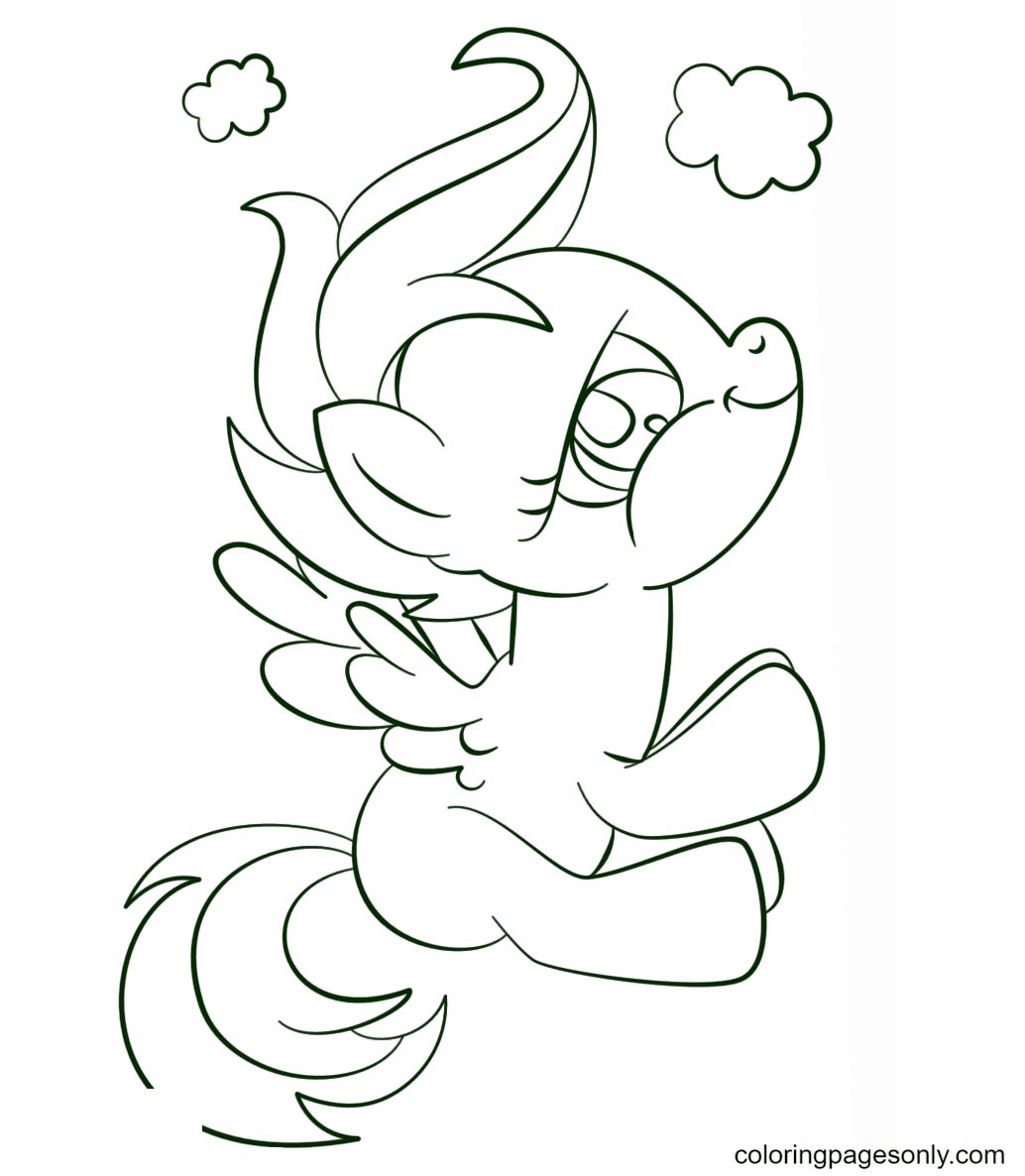 Scootaloo Kawaii Coloring Pages