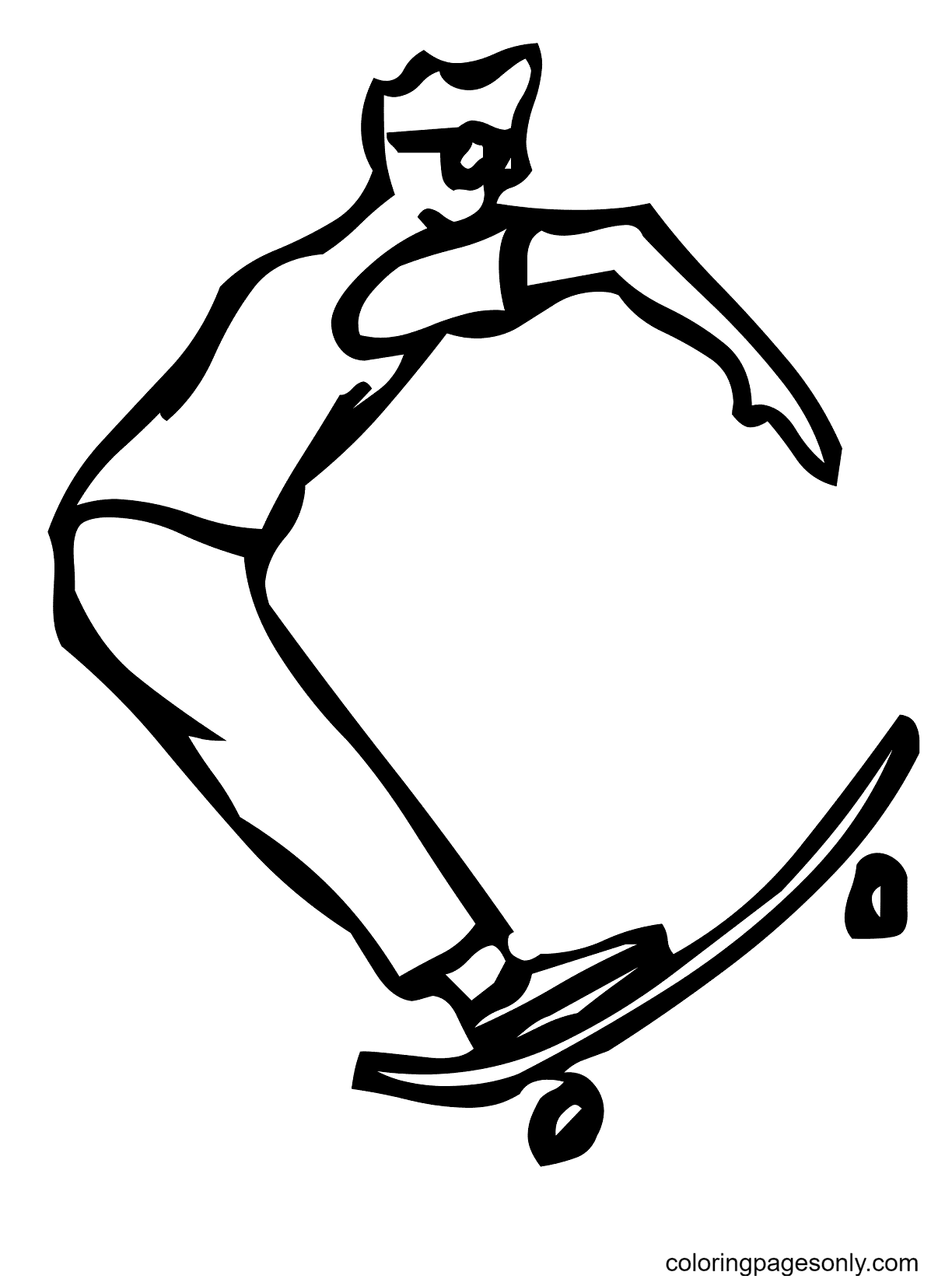 Skateboardletter C vanaf Letter C