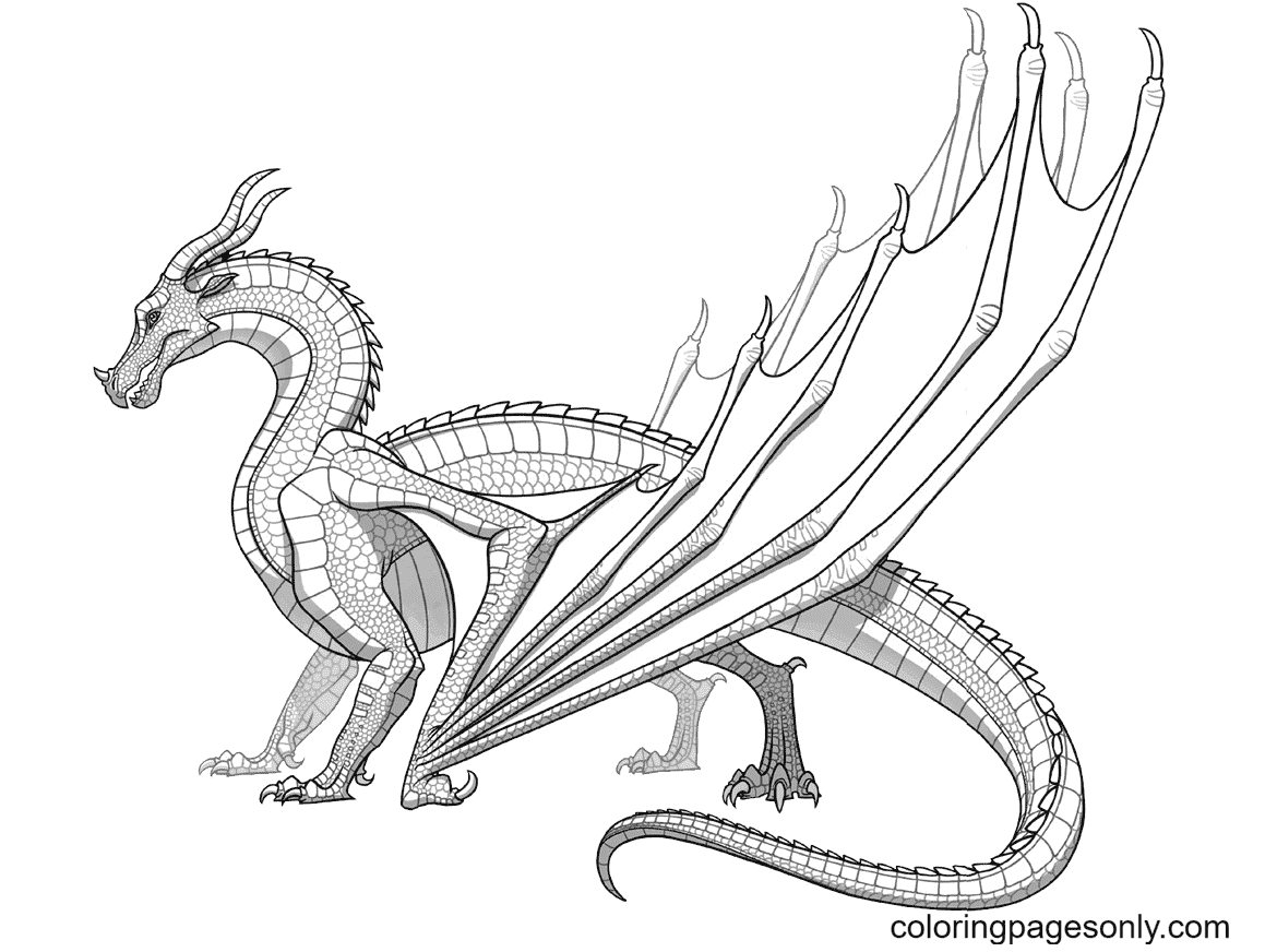 Skywing Dragon from Wings of Fire from Wings Of Fire