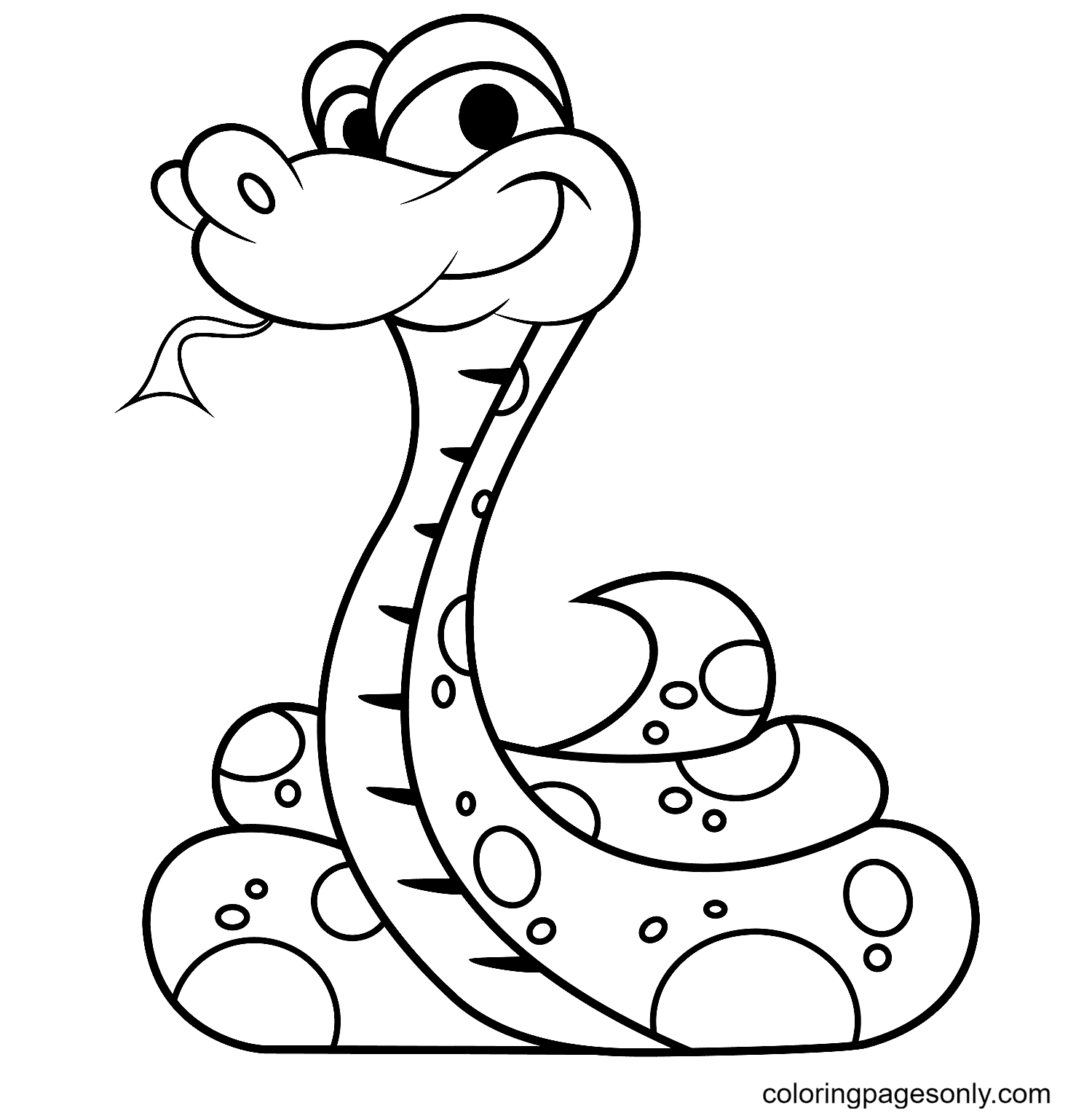 Lächelnde Schlange von Snake