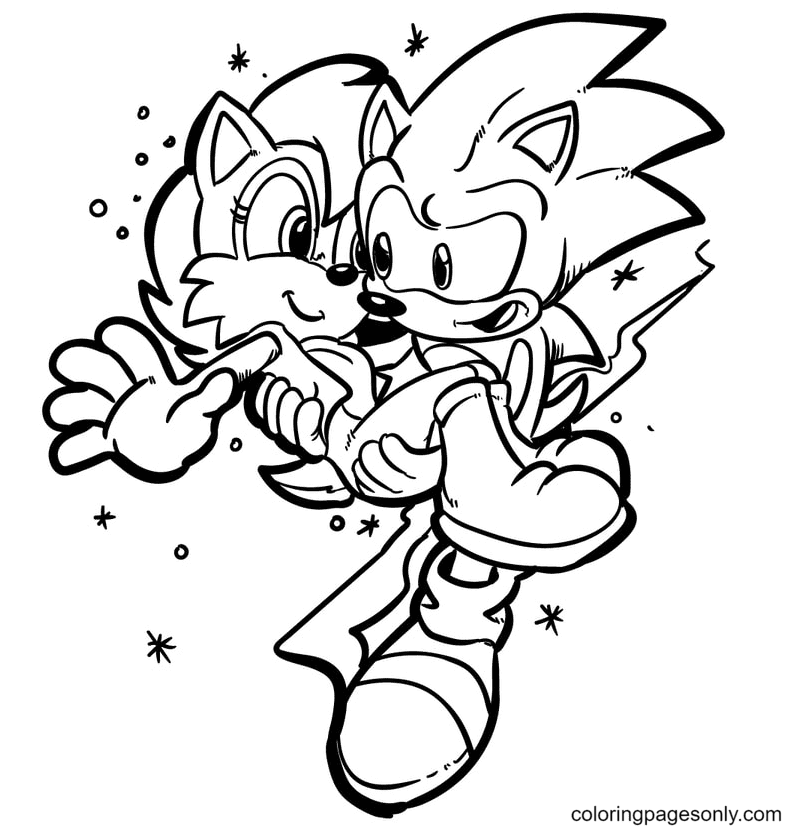 Sonic resgata Sally de Sonic The Hedgehog