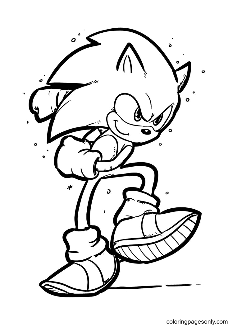 Sonic ist bereit, vor Sonic The Hedgehog zu fliehen