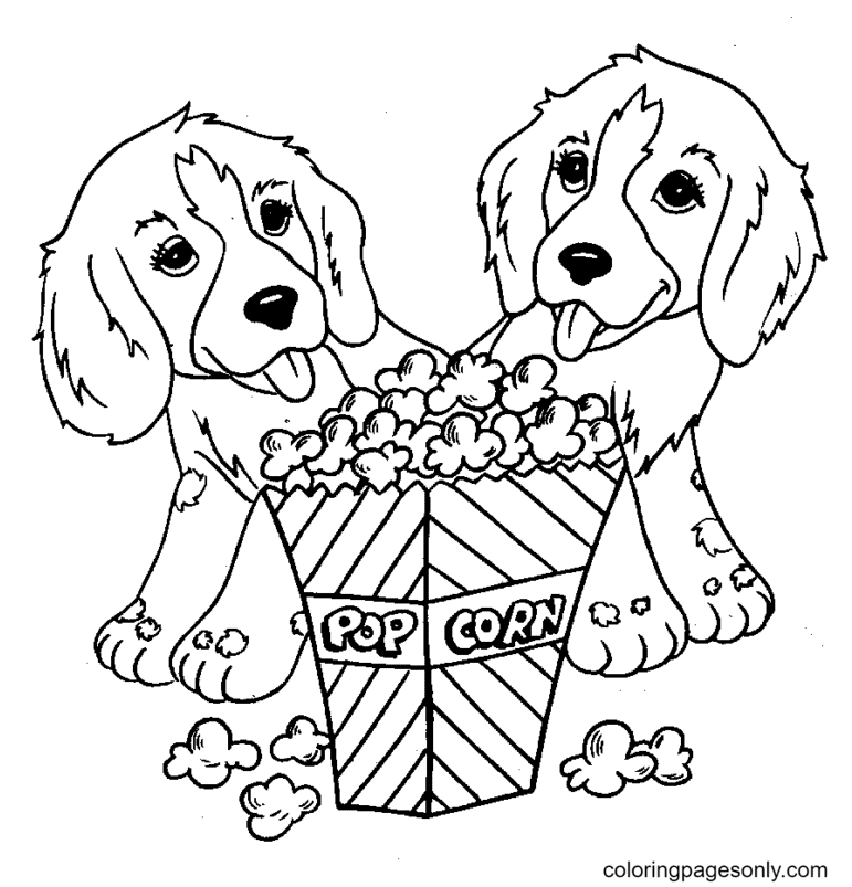 Spotty with Dotty Coloring Page