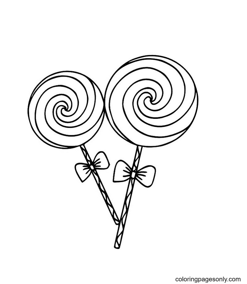 Two Lollipops from Candy