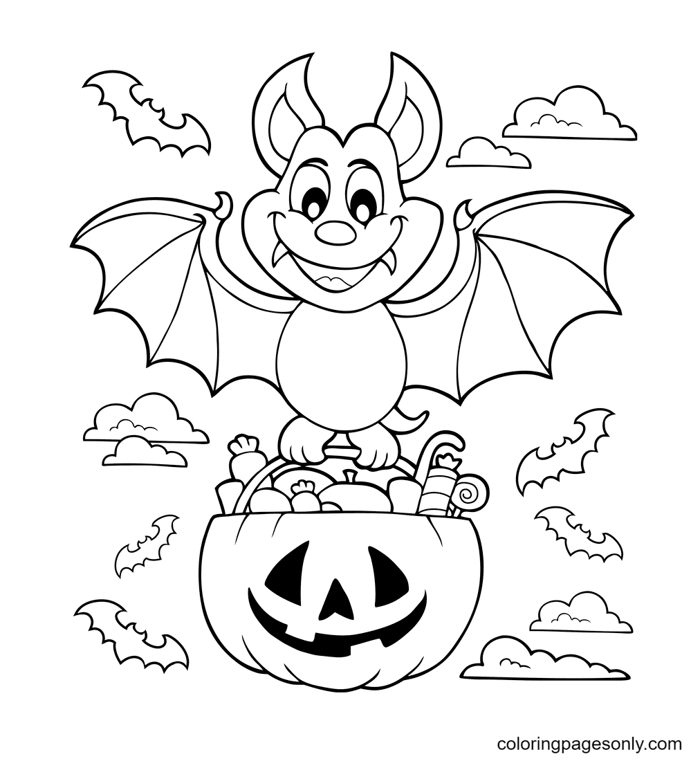 Morcegos Vampiros de Morcegos de Halloween