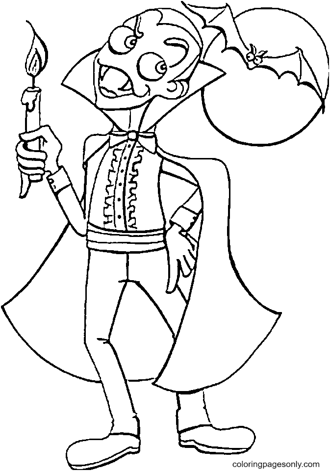 Desenhos para colorir de Diários de um Vampiro - Desenhos para