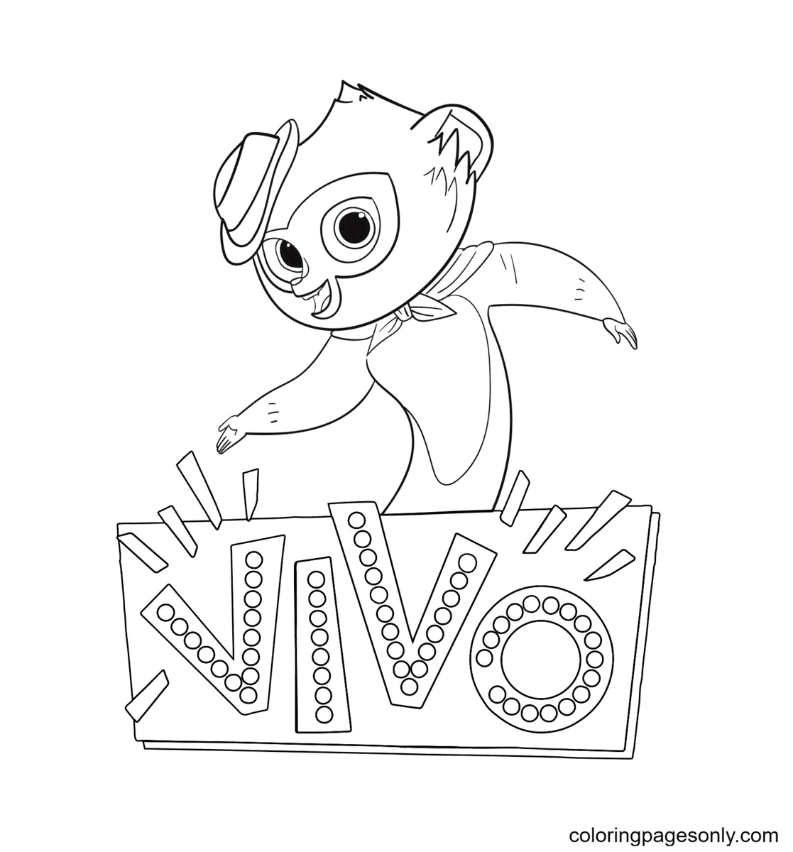 Vivo Dancing Coloring Pages