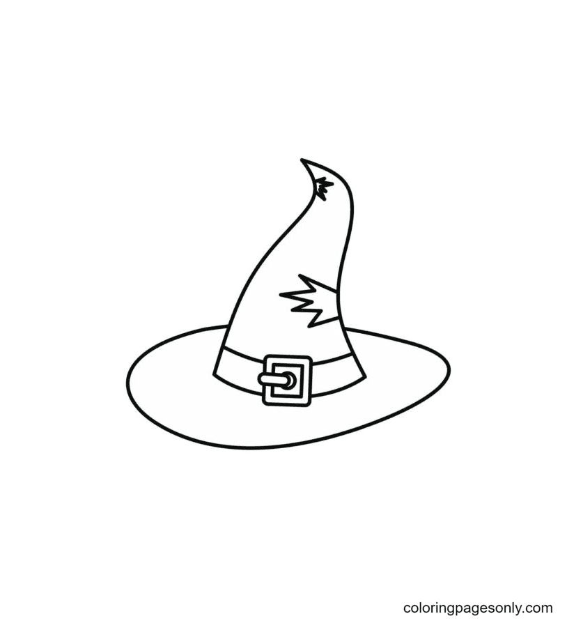 Sombrero de bruja con motivos brillantes de Witch Hat
