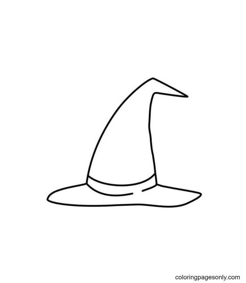 Hexenhut mit breiter Krempe von Witch Hat