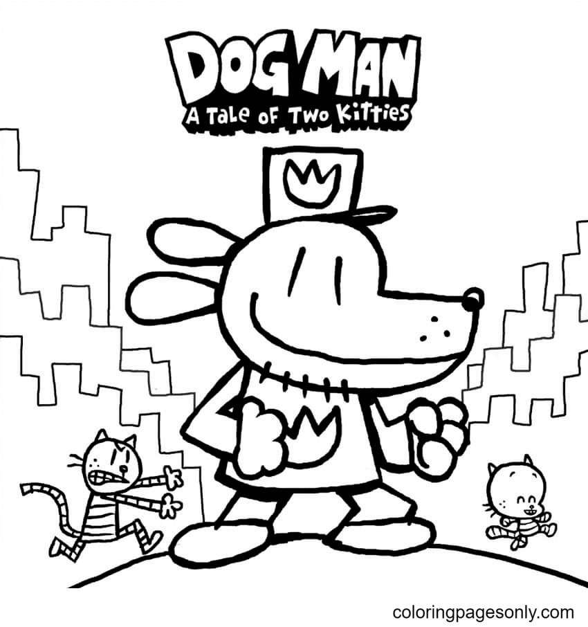 Dog Man Logo Printable Printable Coloring Pages Vrogue co
