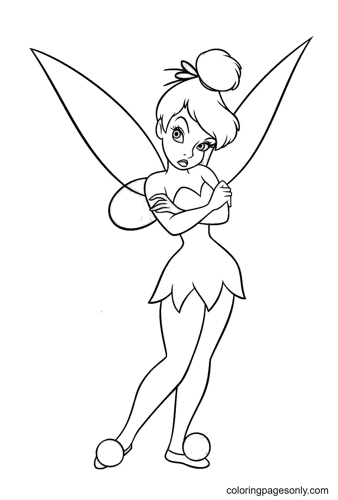 Awesome Tinkerbell Coloring Page