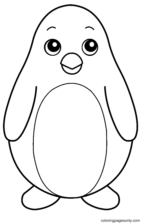 Маленький пингвин из мультфильма "Пингвин"