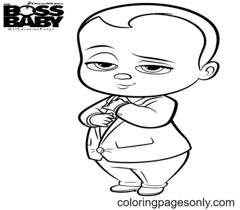 Disegni da colorare di The Boss Baby