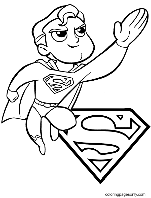 Superman de desenho animado de Superman