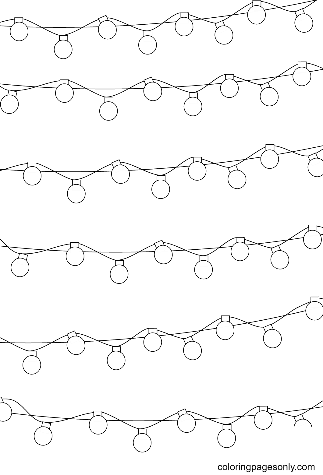 Christmas Lights Pattern from Christmas Lights