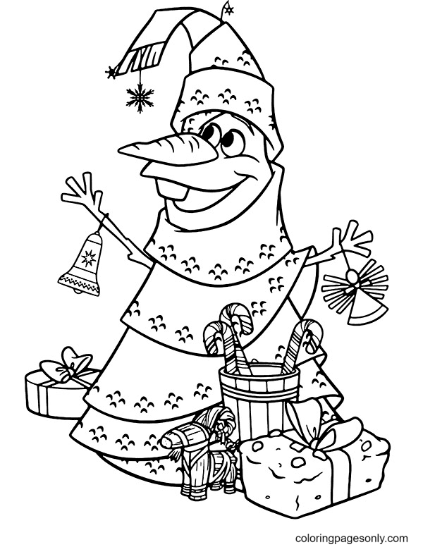 Christmas Olaf from Olaf