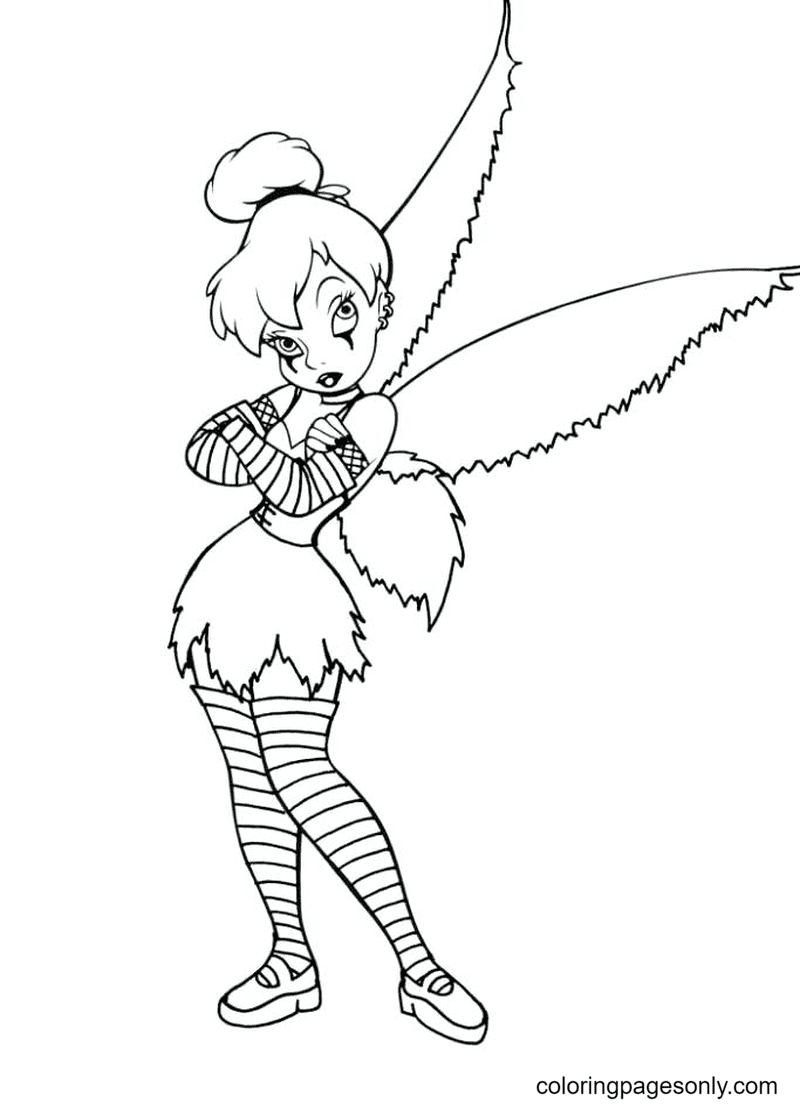 Cool Tinkerbell Coloring Pages