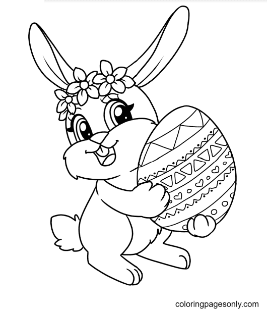 أرنب عيد الفصح لطيف من أرنب عيد الفصح