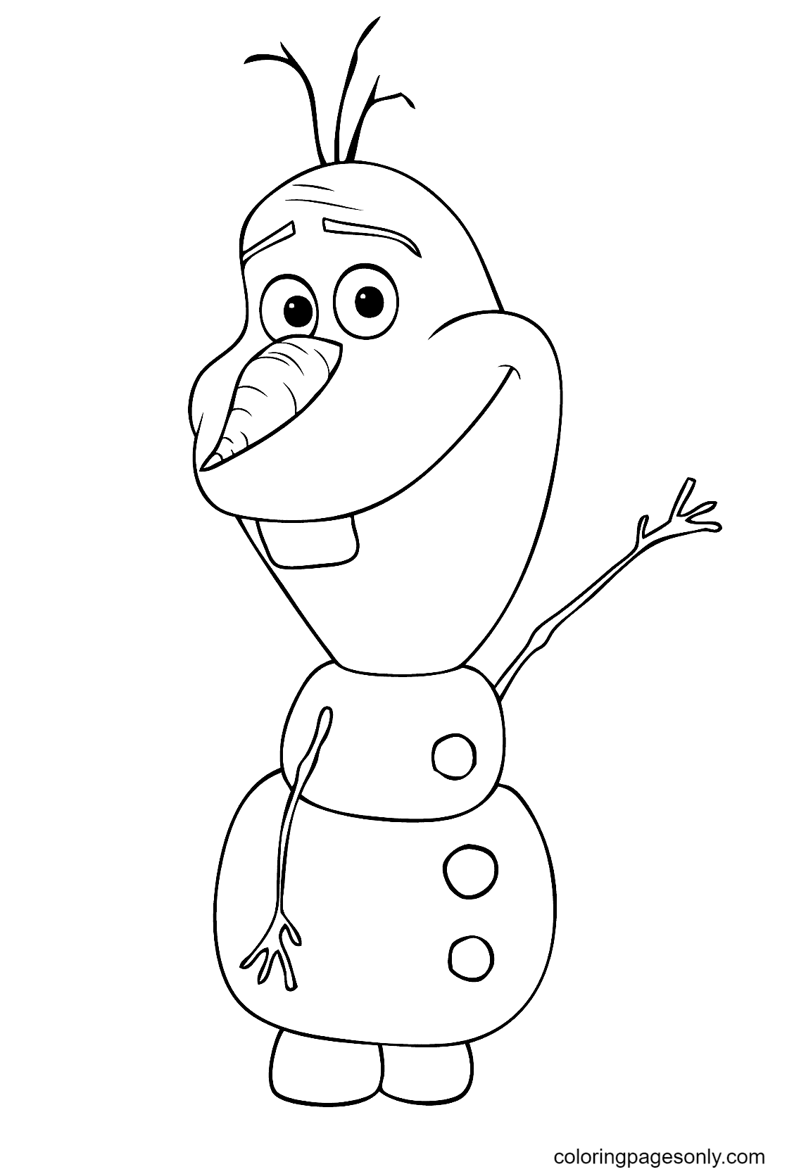 Schattige Olaf van Olaf