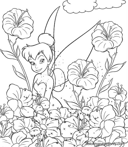 Disney Tinker Bell To Print Coloring Pages