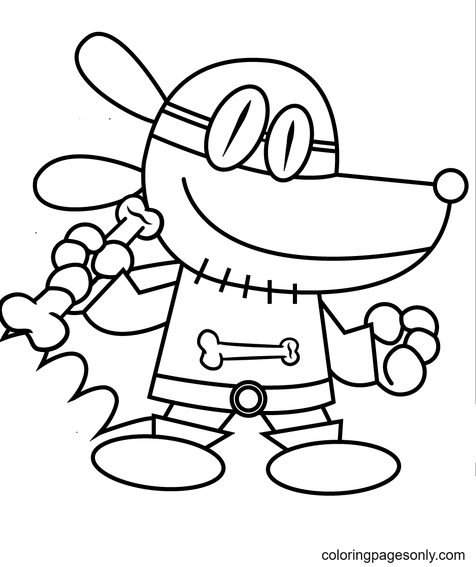 Dog Man Printable Coloring Pages Dog Man Coloring Pages Coloring 