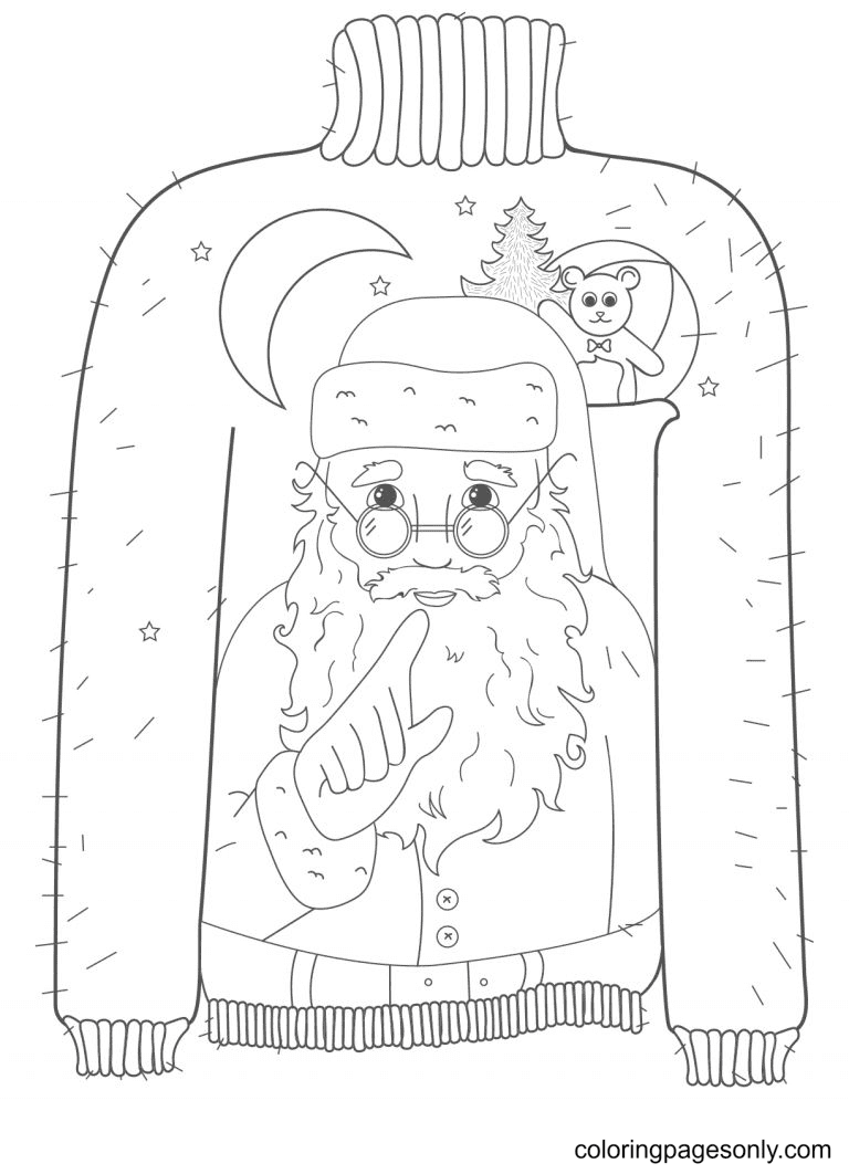 Maglione di Babbo Natale da Maglione di Natale